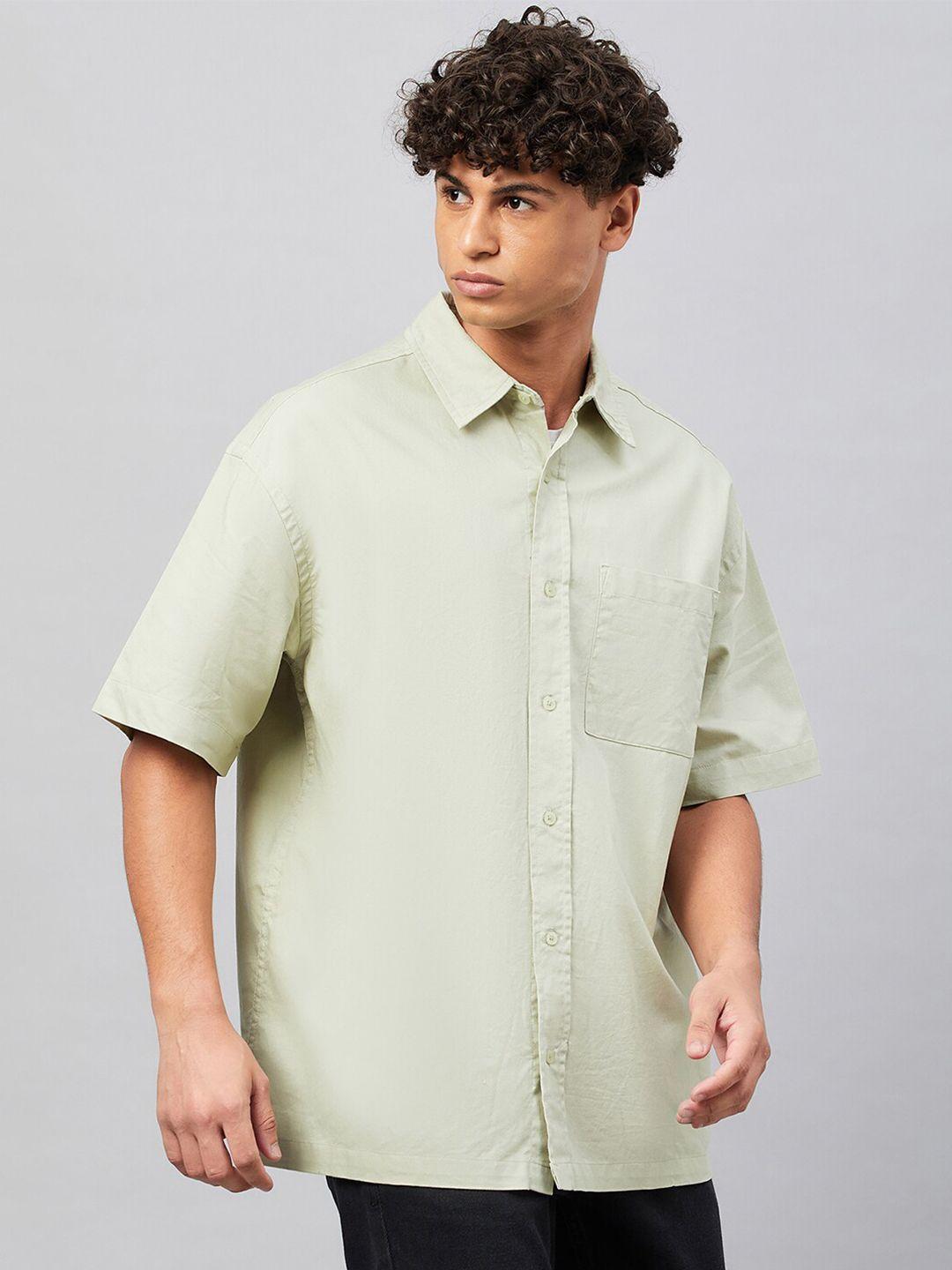 chimpaaanzee pure cotton oversized fit shirt