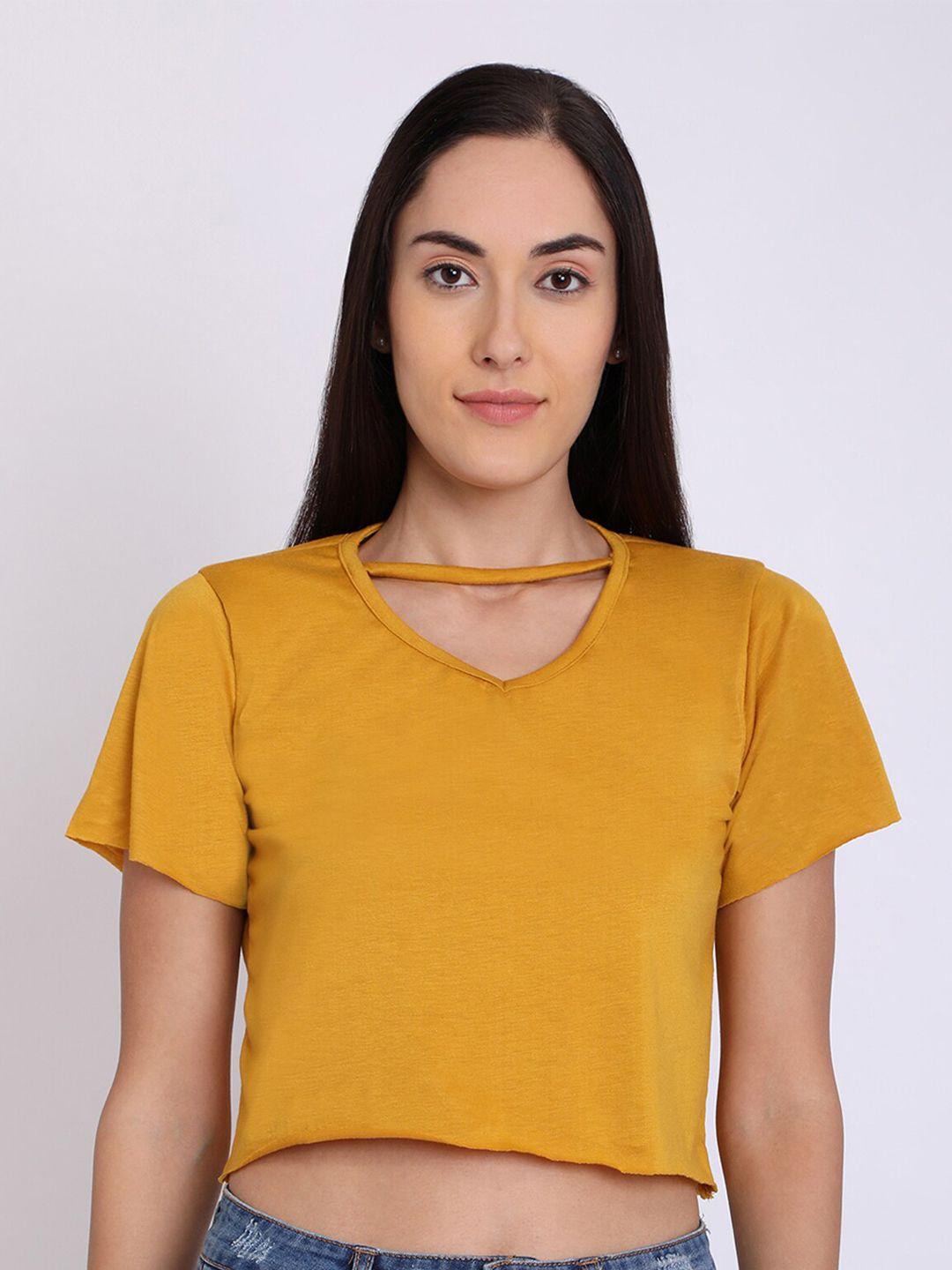 chimpaaanzee v-neck crop top