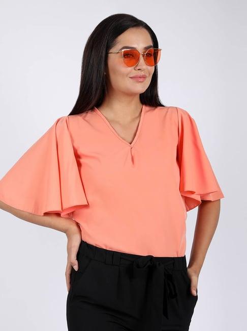 chimpanzee peach regular fit top