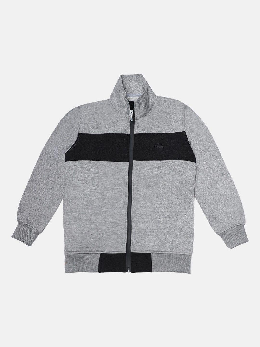 chimprala boys grey lightweight antimicrobial sporty jacket