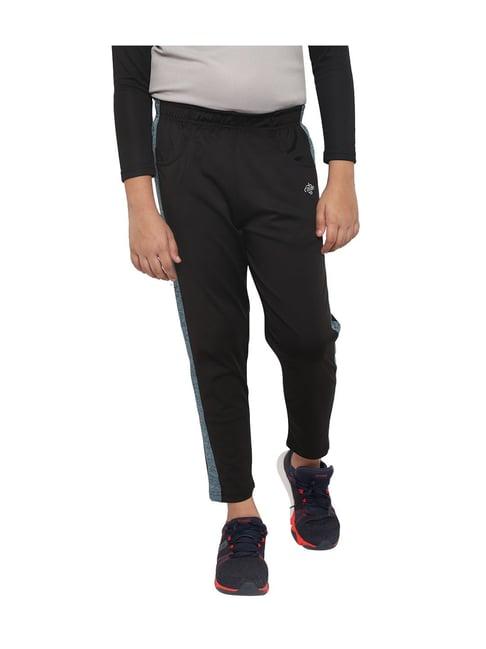 chimprala kids black solid joggers