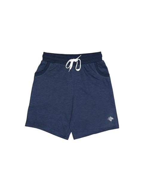 chimprala kids blue solid shorts