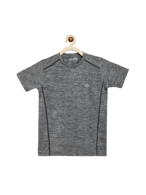 chimprala kids grey textured t-shirt