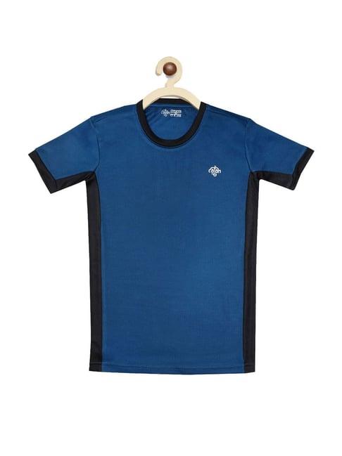 chimprala kids indigo solid t-shirt