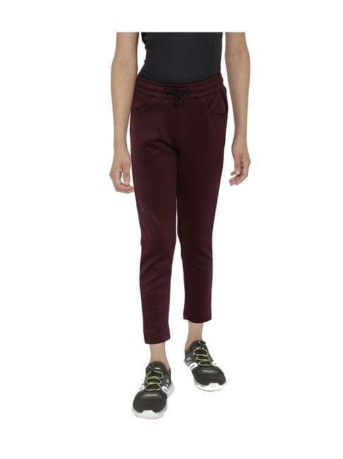 chimprala kids wine solid joggers