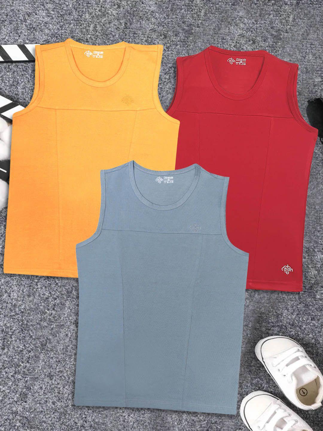 chimprala pack of 3 boys round  neck casual t-shirt