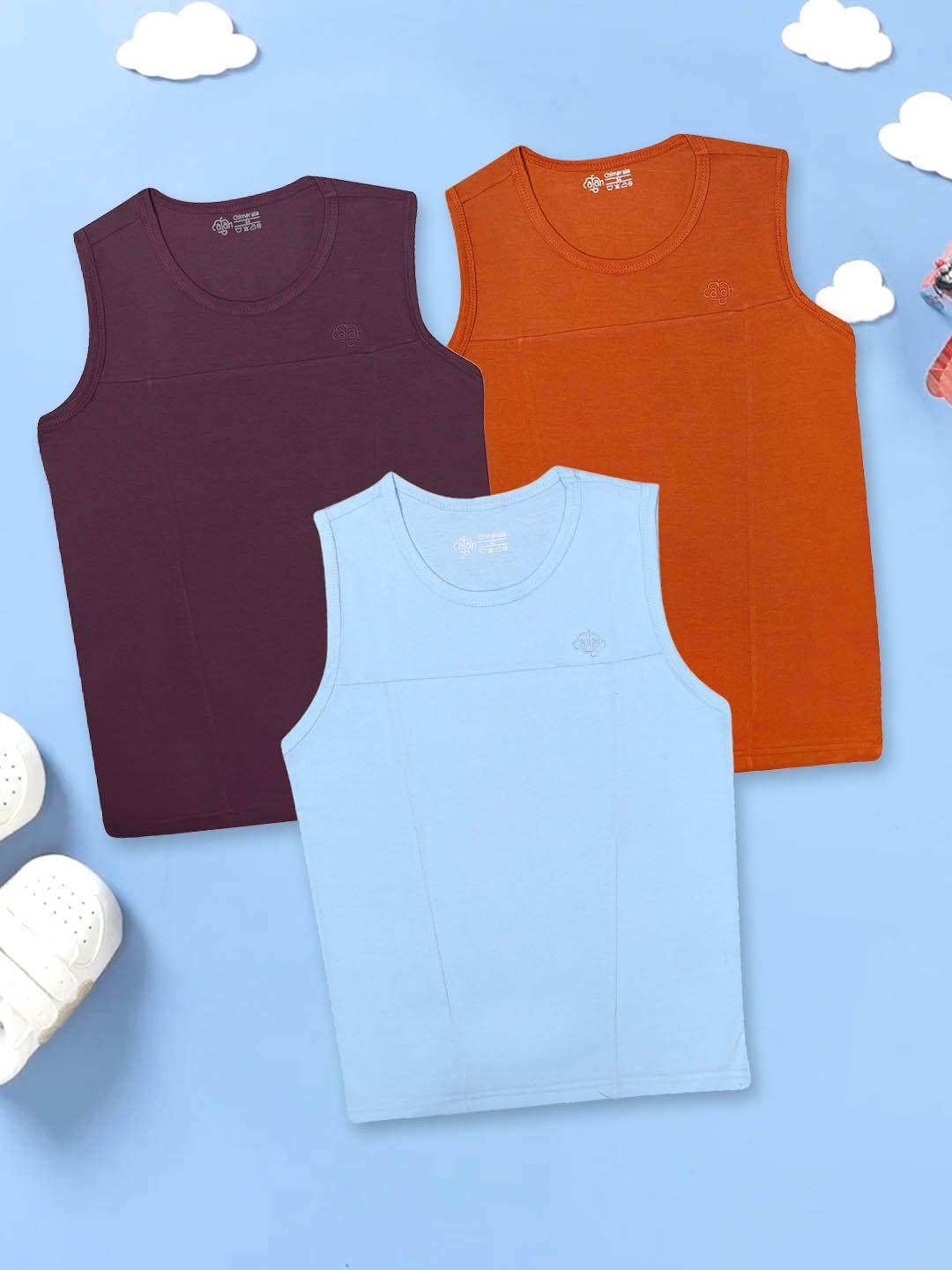 chimprala pack of 3 boys round  neck casual t-shirt