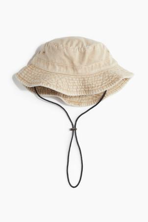 chin-strap bucket hat