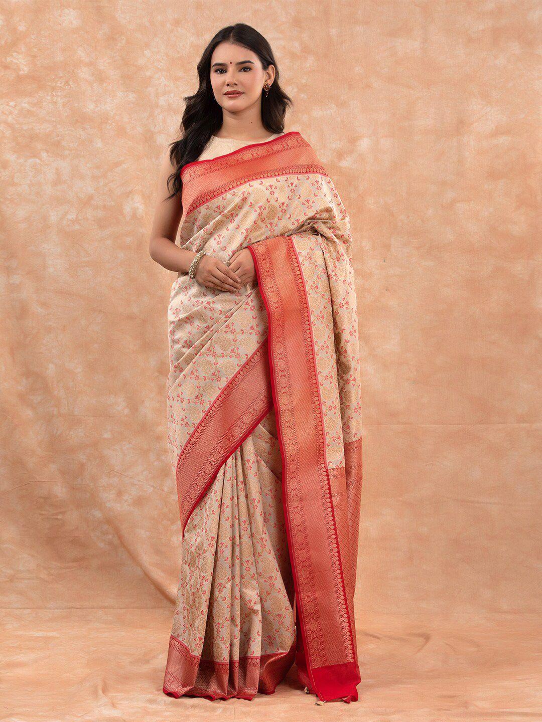 chinaya banaras woven design zari art silk saree