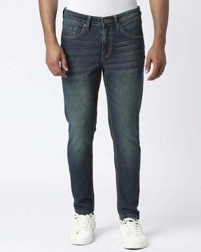 chinox mid-wash super skinny jeans