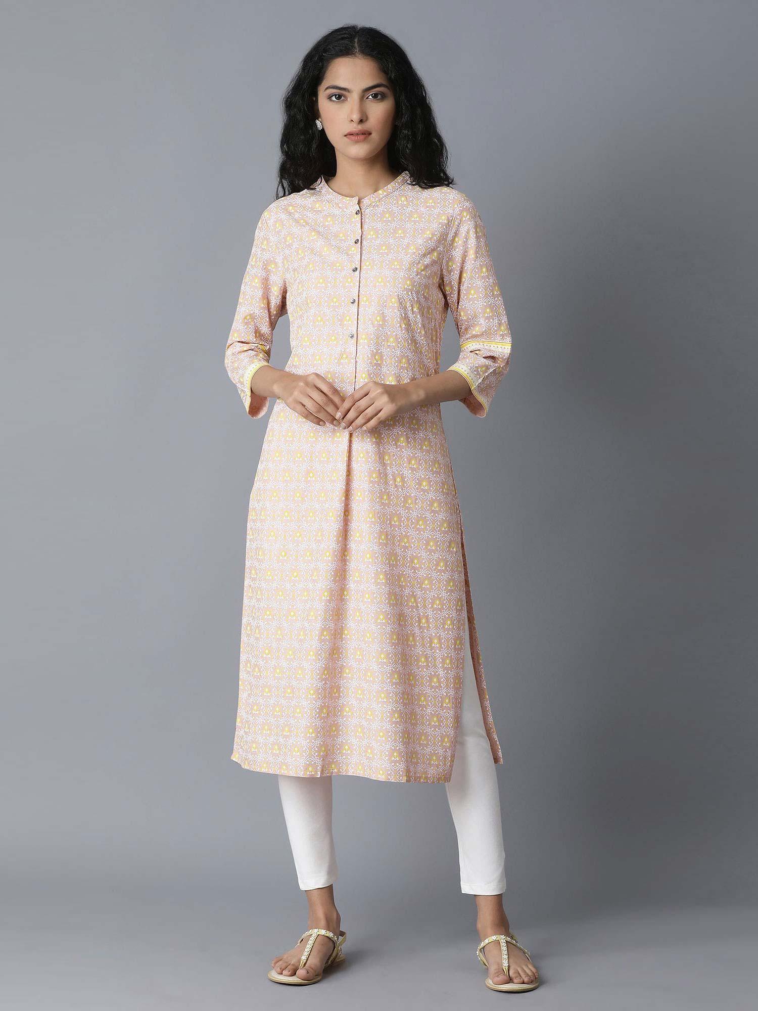 chintz rose printed kurta