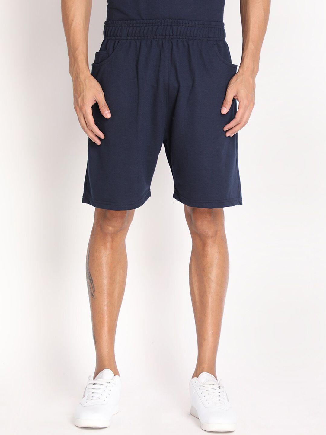 chkokko men navy blue outdoor sports shorts