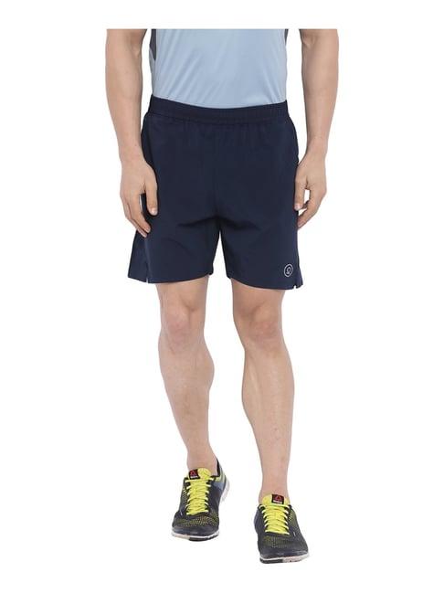 chkokko blue regular fit sports shorts