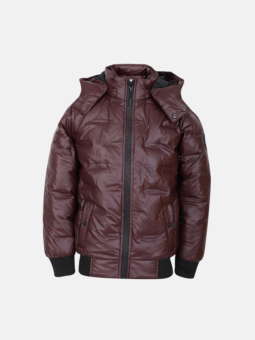 chkokko boys maroon puffer jacket