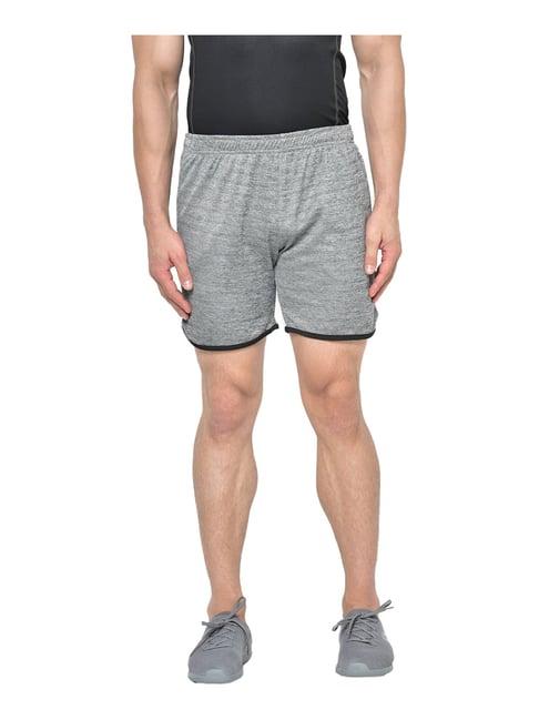 chkokko light grey regular fit sports shorts