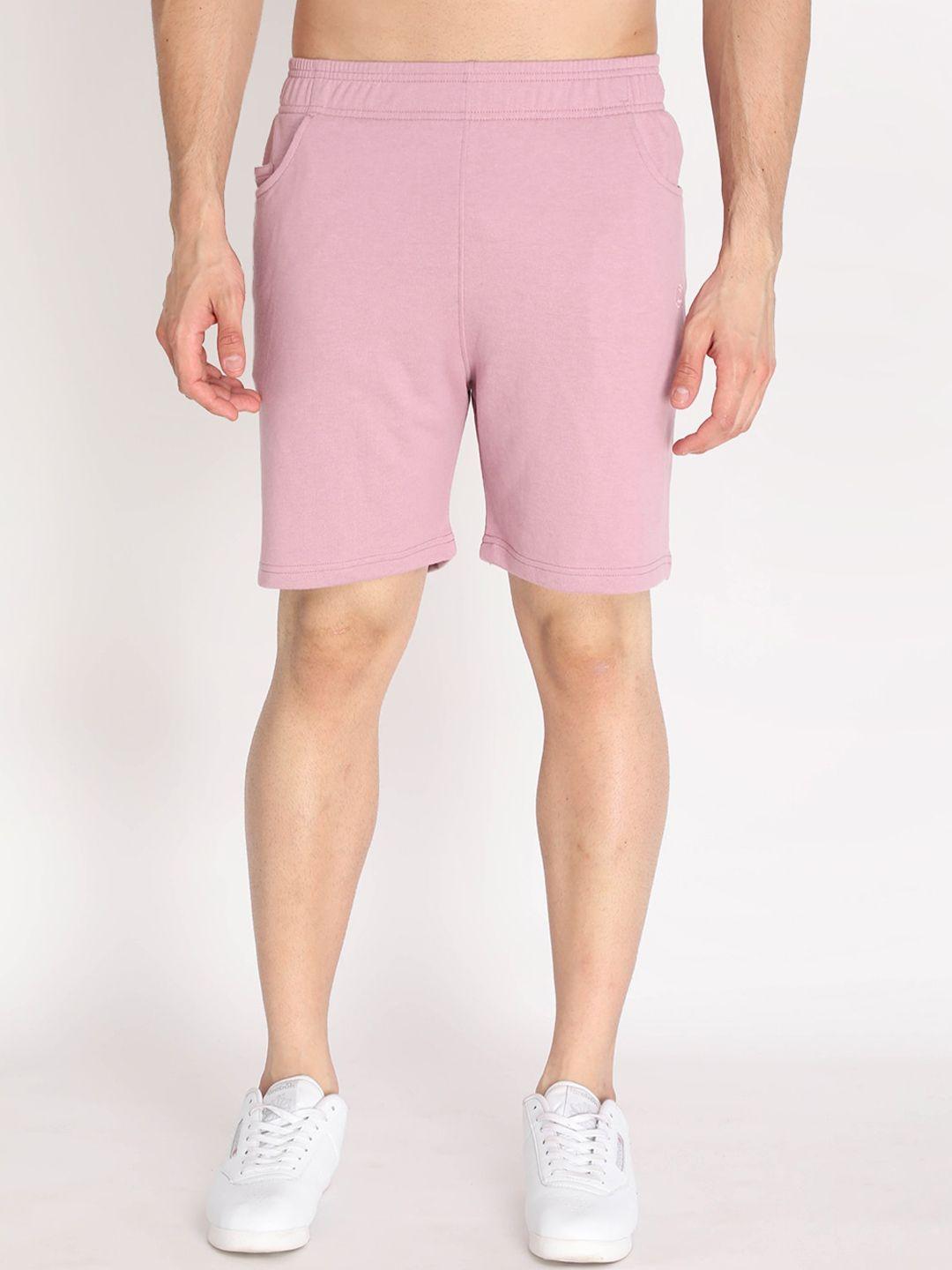 chkokko men pink cotton shorts