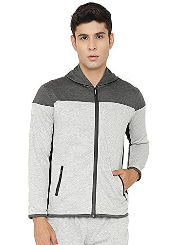 chkokko men winter sports gym track zipper stylish jacket wine l