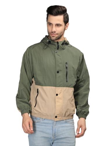 chkokko men winter sports windcheater stylish zipper jacket navyindigo xxl - standard length