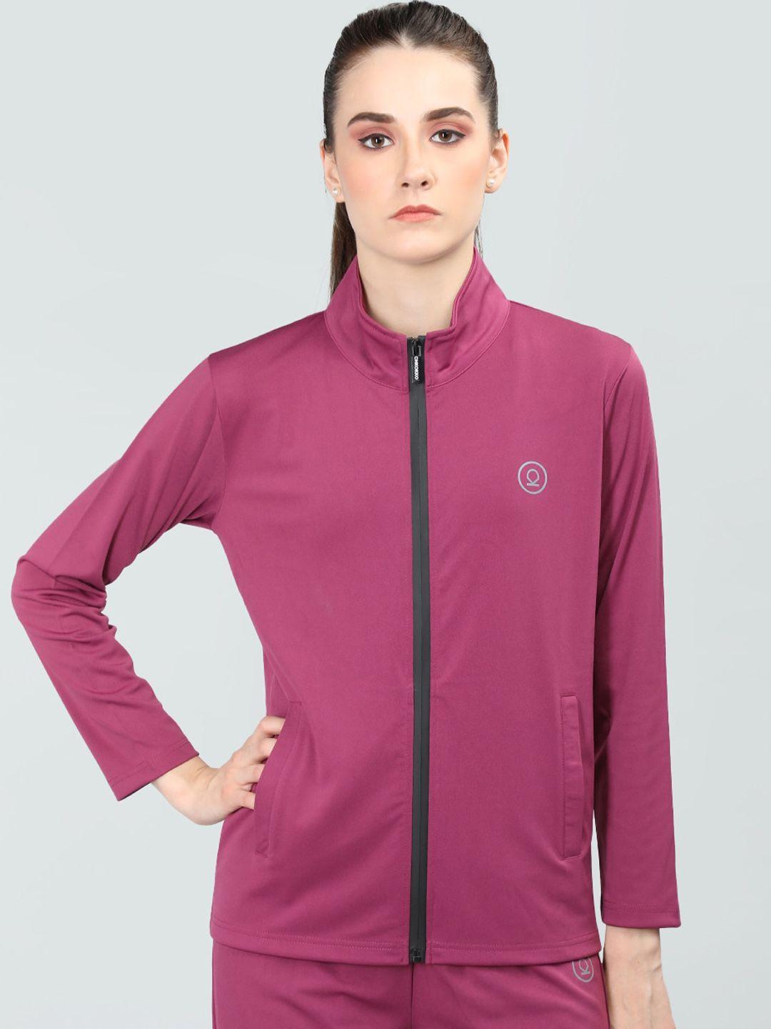 chkokko mock collar lightweight sporty jacket