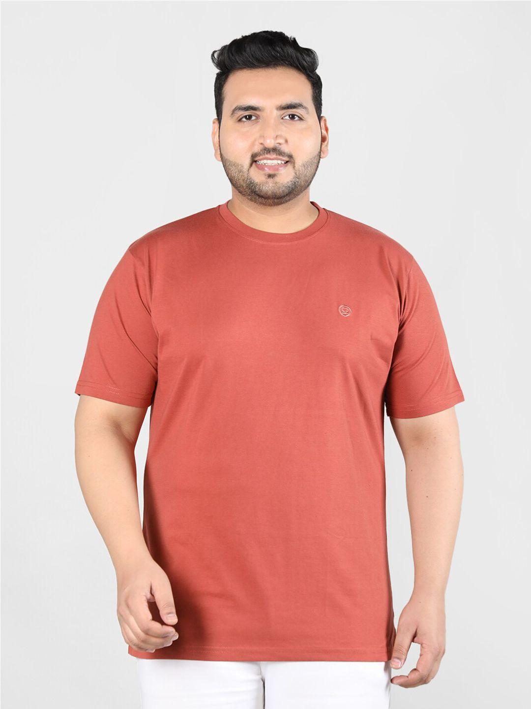 chkokko plus size round neck cotton sports t-shirt