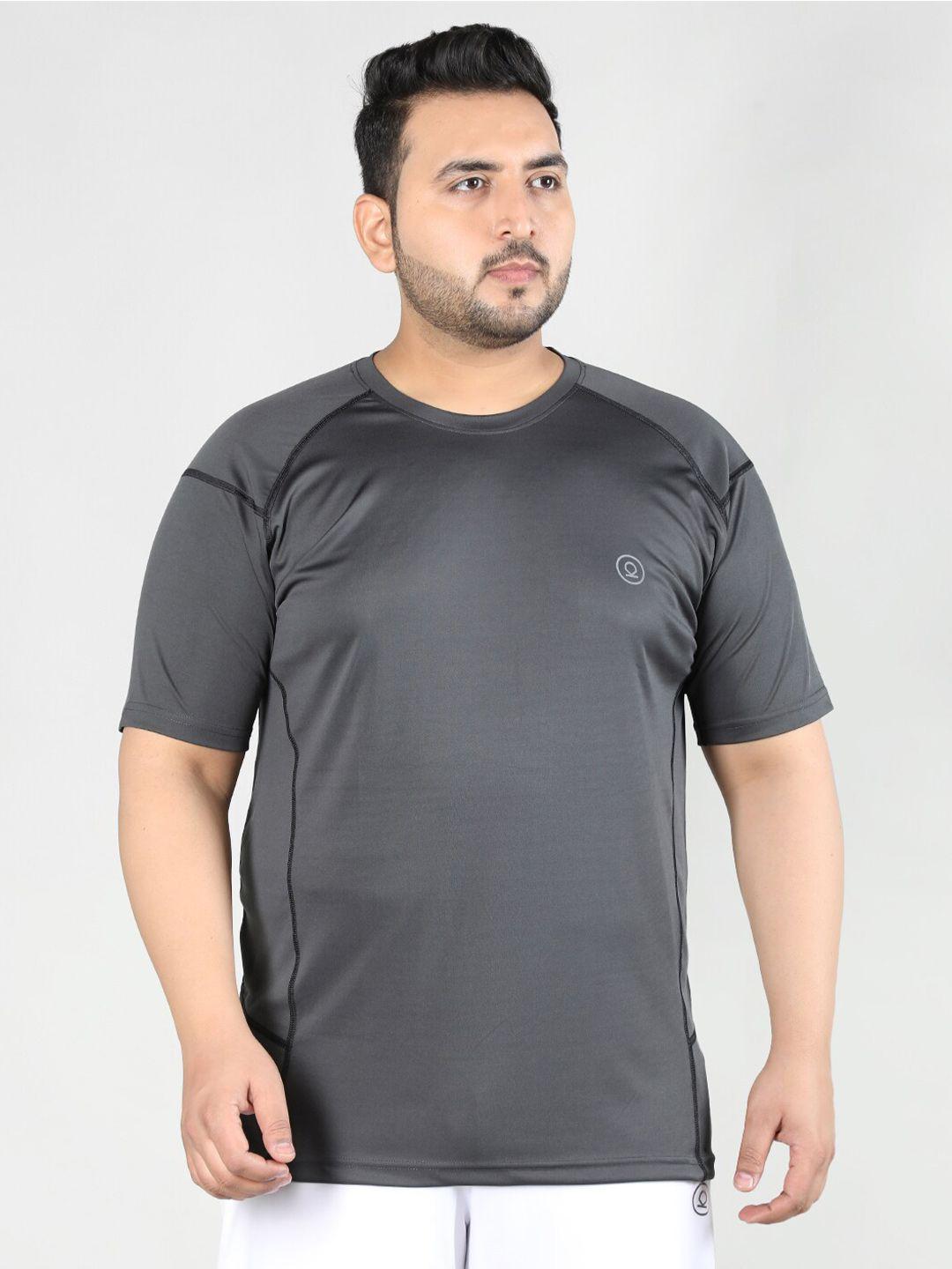 chkokko plus size round neck sports t-shirt