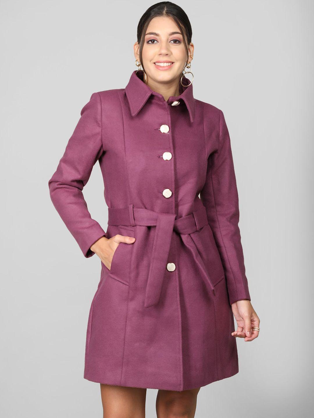 chkokko single breasted wool stylish overcoat