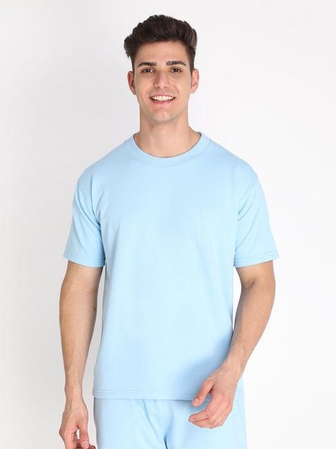 chkokko sky blue crew t-shirt