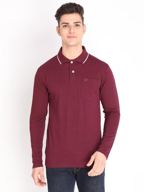 chkokko wine polo t-shirt