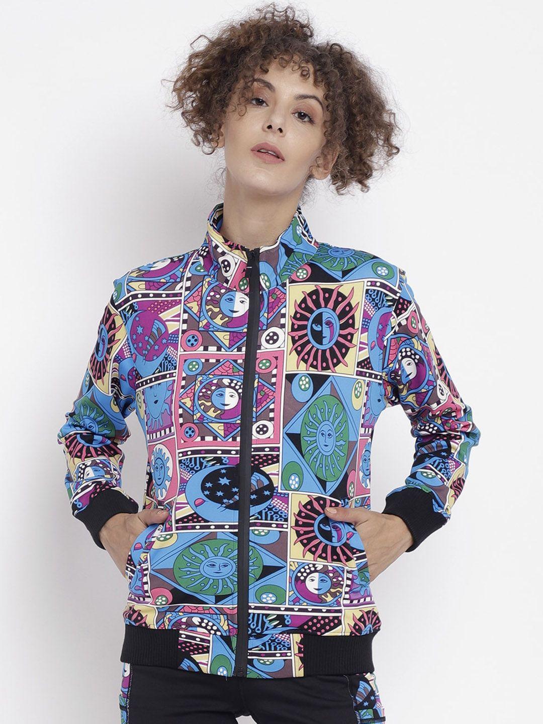 chkokko women floral lightweight outdoor bomber jacket