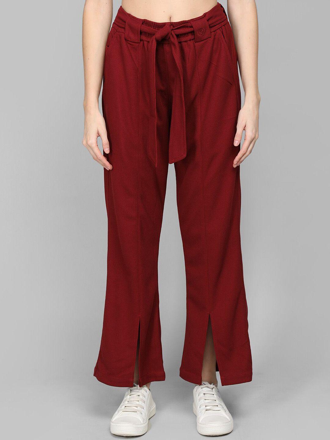 chkokko women high-rise flared trousers