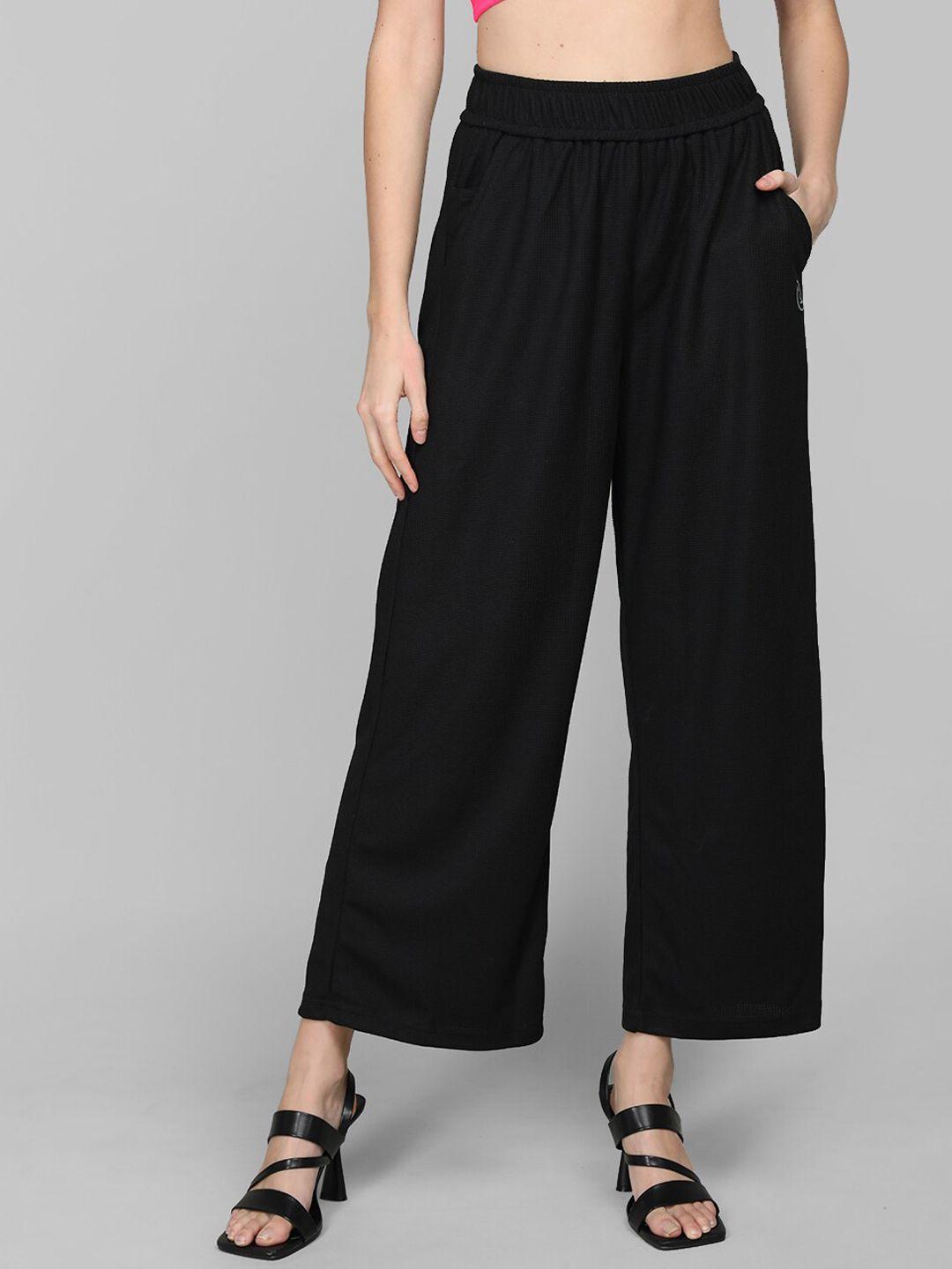 chkokko women mid-rise loose fit trousers