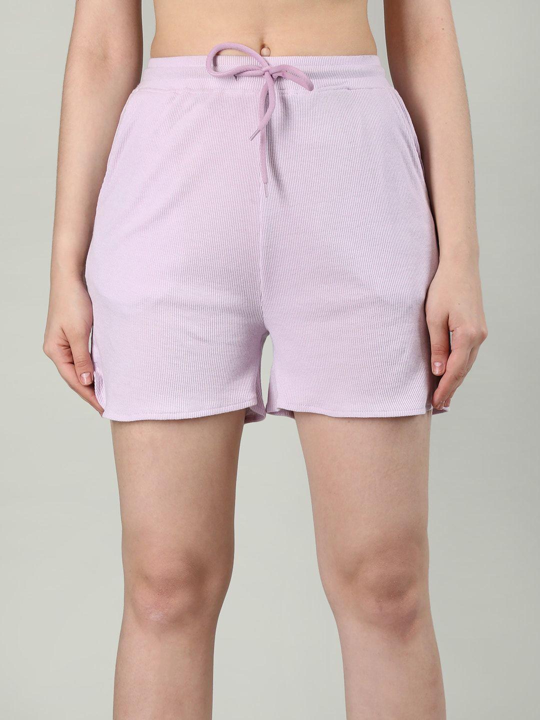 chkokko women mid-rise regular shorts