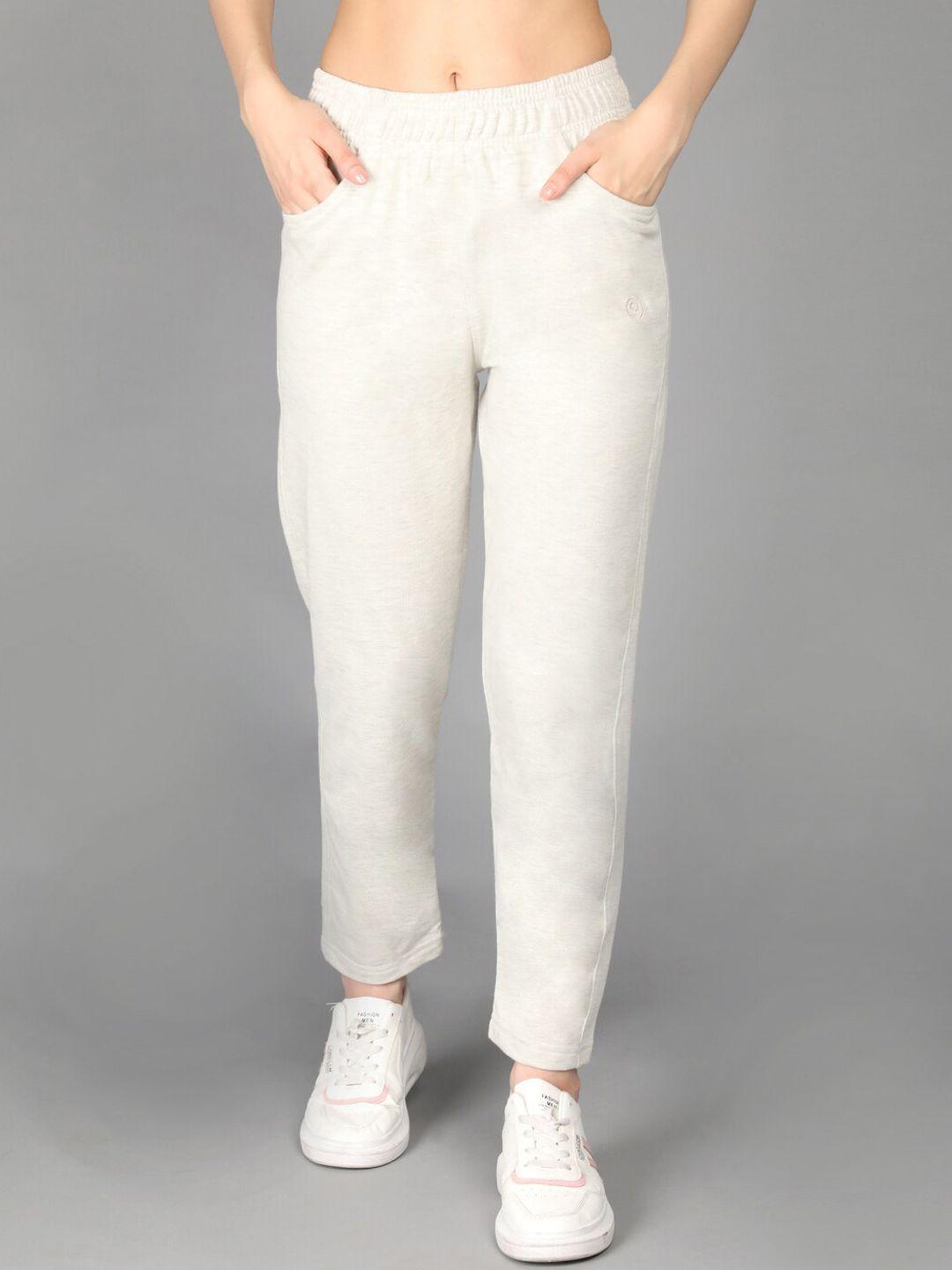 chkokko women mid-rise relaxed-fit track pants