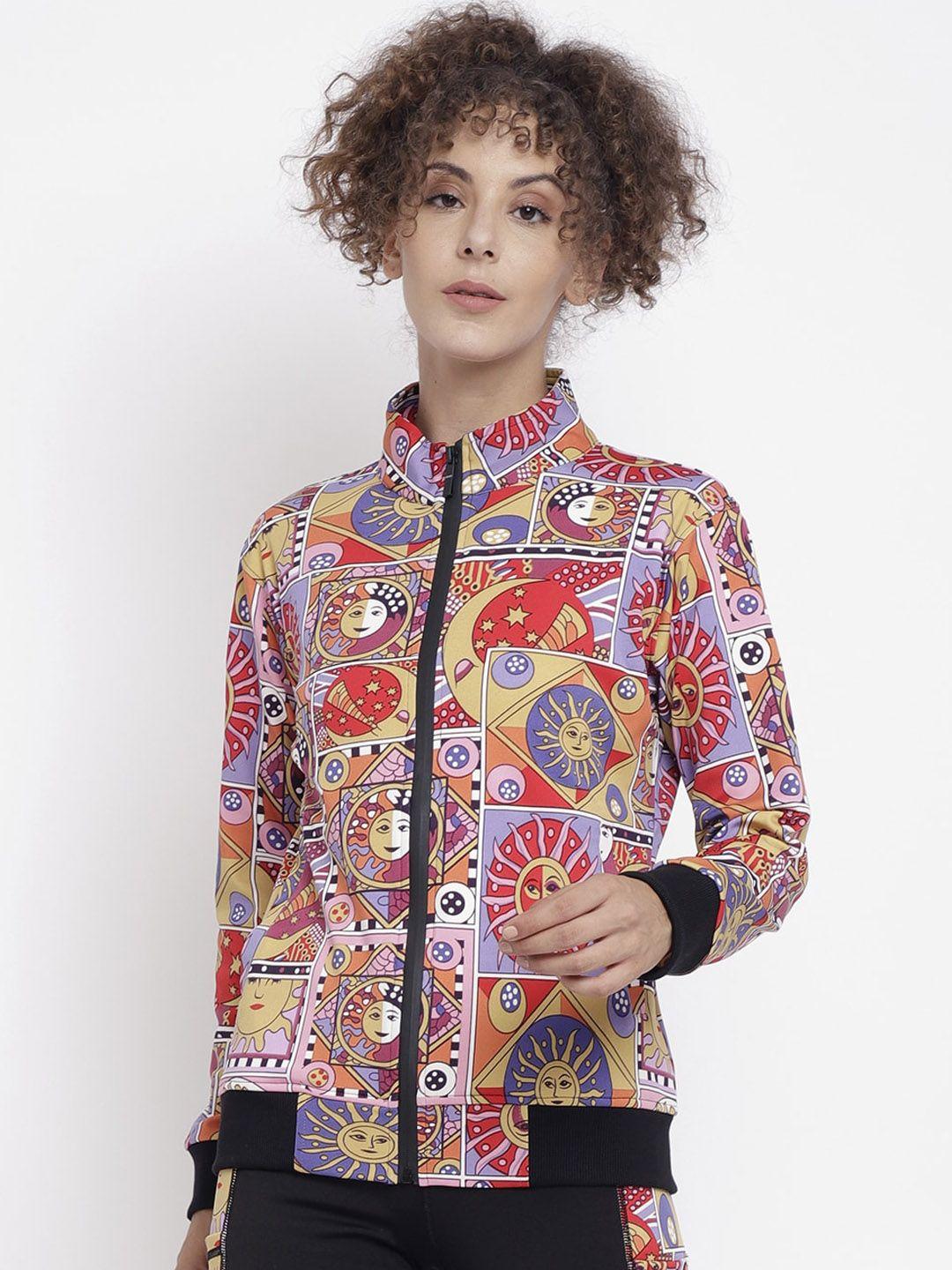 chkokko women multicoloured sporty jacket