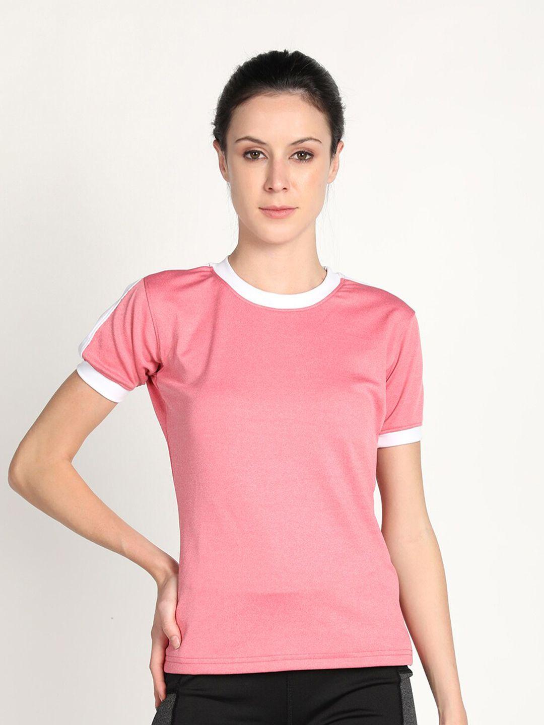 chkokko women pink yoga t-shirt