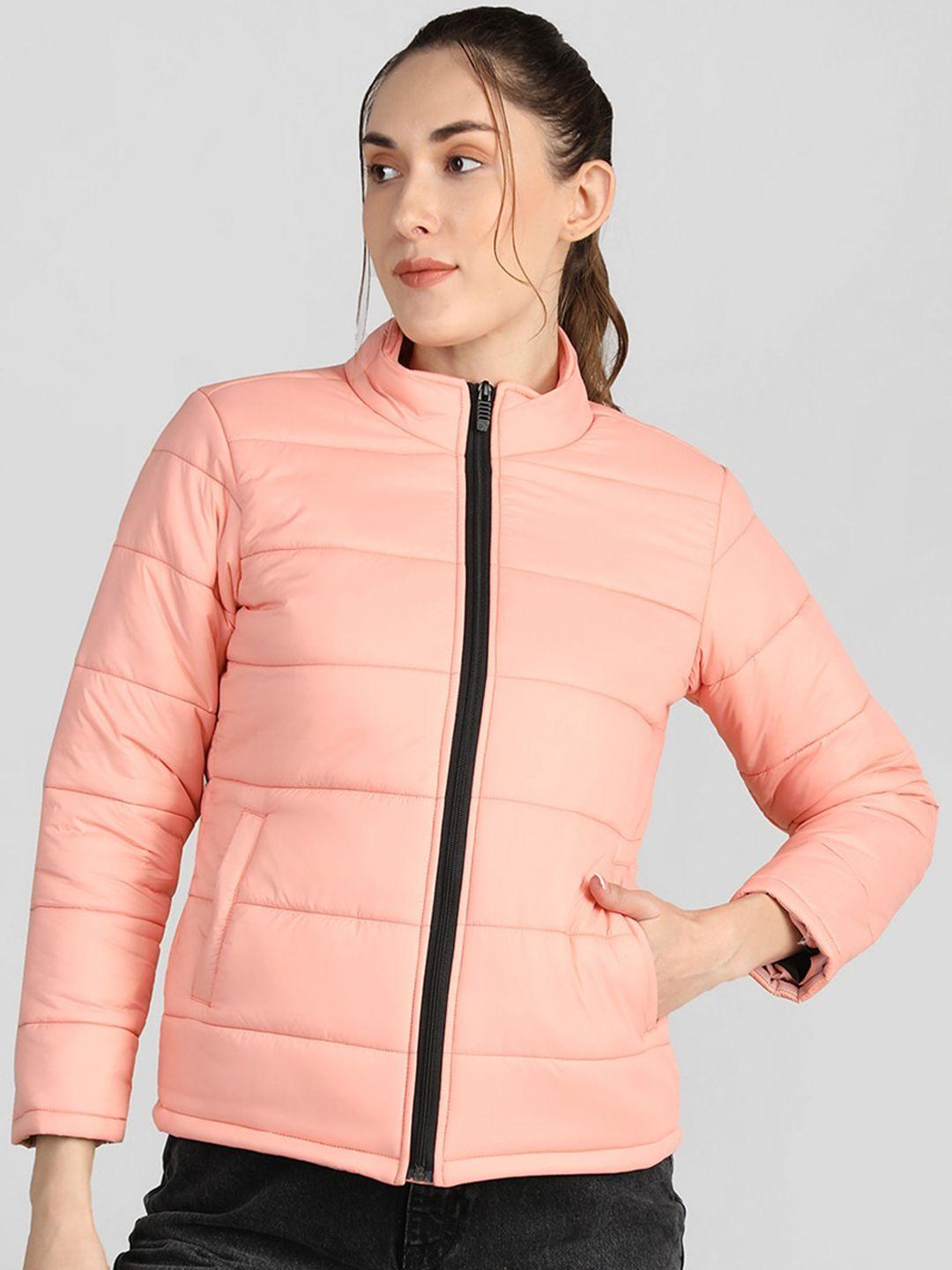 chkokko women solid lightweight padded jacket