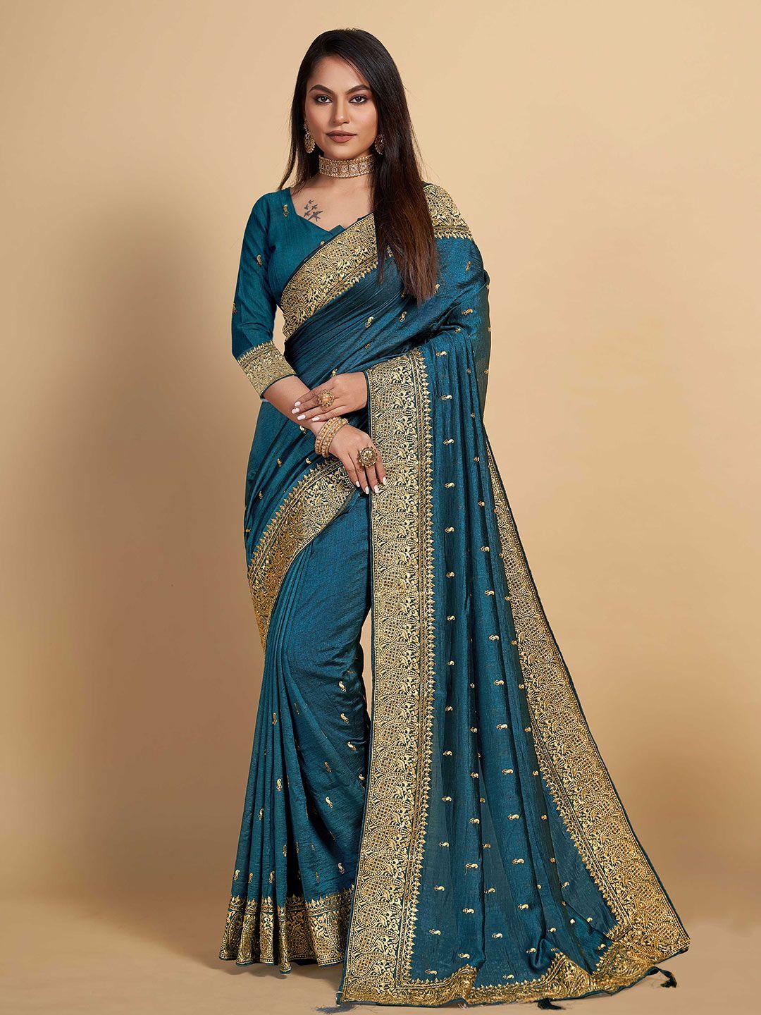 choiceit ethnic motifs embroidered maheshwari saree