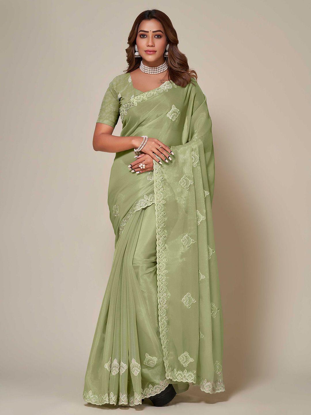 choiceit ethnic motifs embroidered maheshwari saree