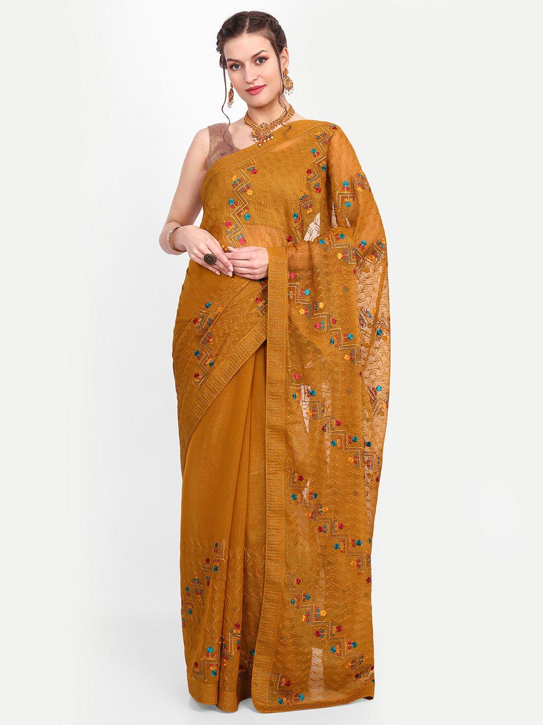 choiceit ethnic motifs embroidered pure silk gadwal saree