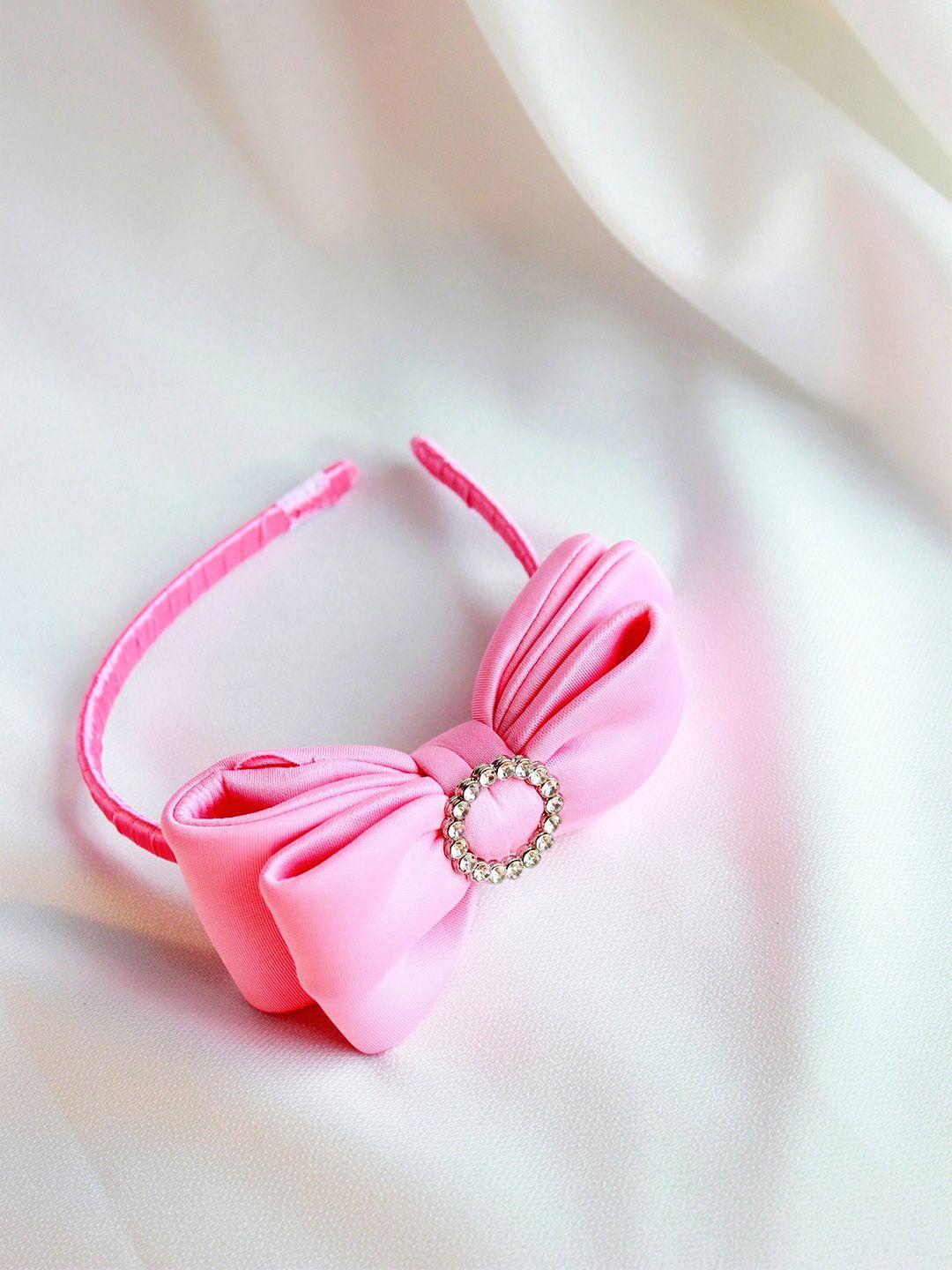 choko girls pink embellished hairband