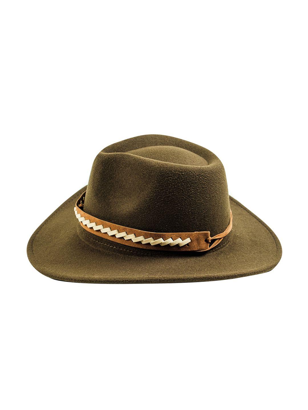 chokore braided belt cowboy fedora hat