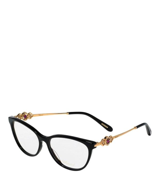 chopard black cat eye frames for women