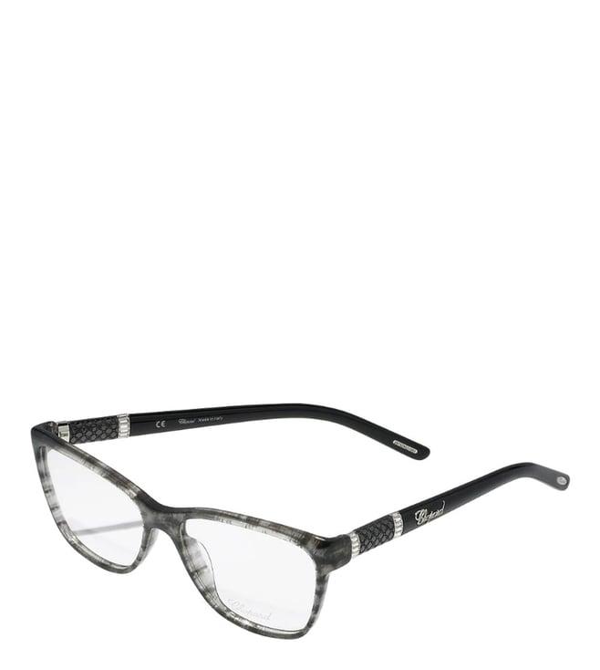 chopard grey square eye frames for women