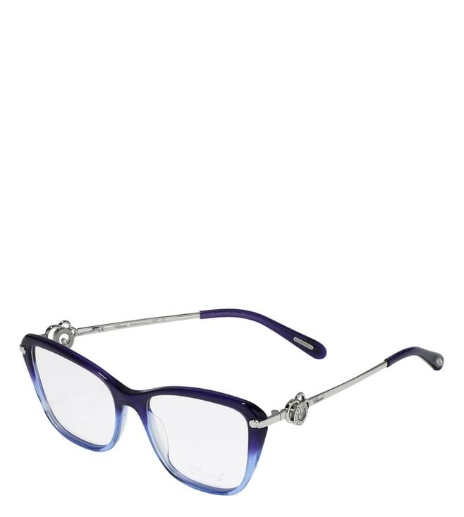 chopard purple square eye frames for women