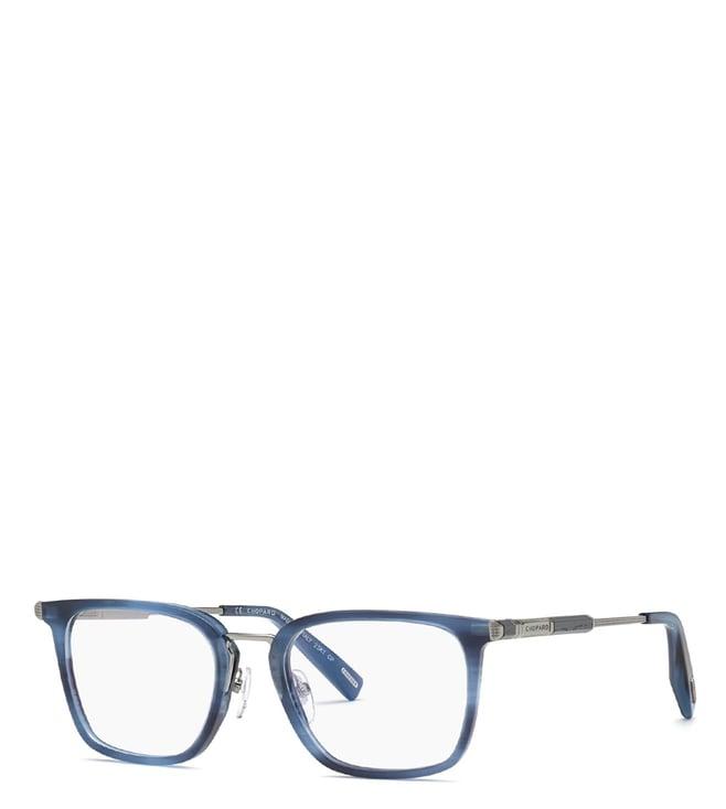 chopard vch328526wrfr blue square eyewear frames for men
