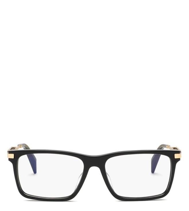 chopard vch36456700fr black rectangular eyewear frames for men