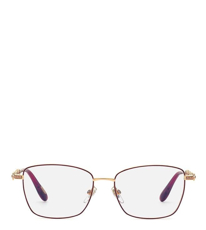 chopard vchg65s558m2fr gold rectangular eyewear frames for women