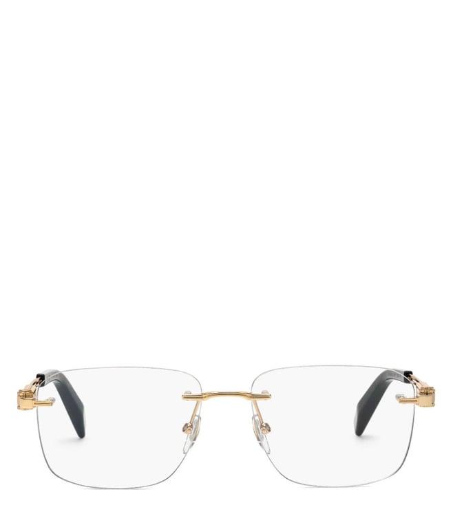 chopard vchg8658300fr gold square eyewear frames for men