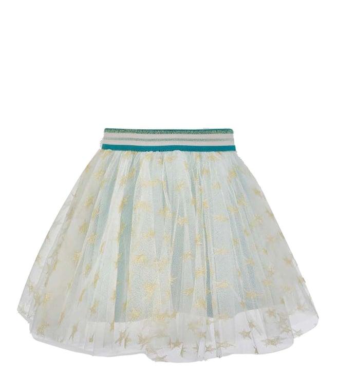 choupette kids mint embellished regular fit baby skirt