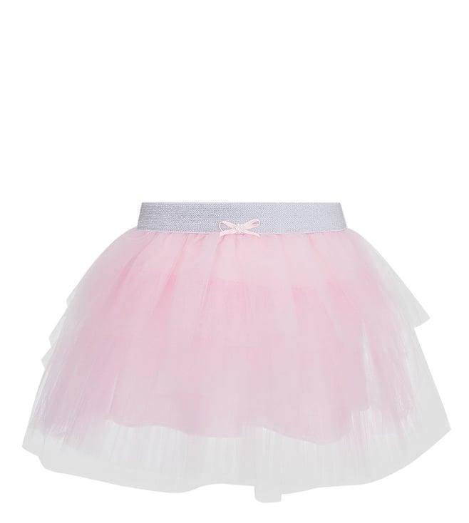 choupette kids pink tutu flared fit skirt